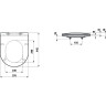 Сиденье LAUFEN PRO тонкое 8.9896.5.000.000.1